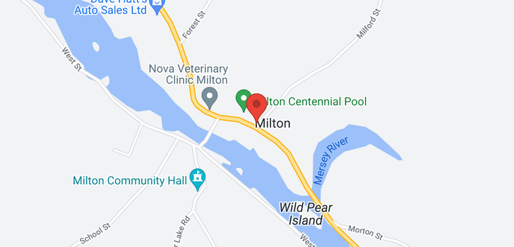 map of 11 Milton Highlands Road
